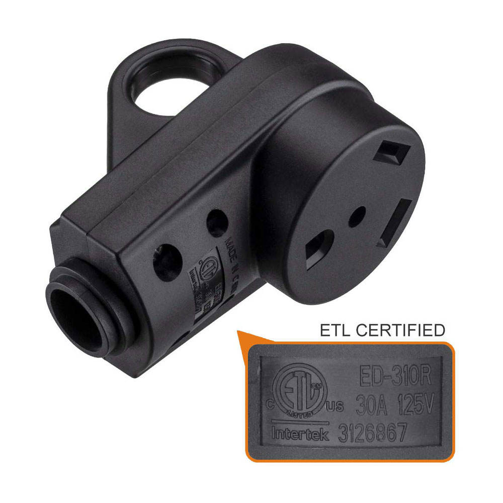 Wholeasale 30A RV Female Electrical Plug Adapter Power Socket With