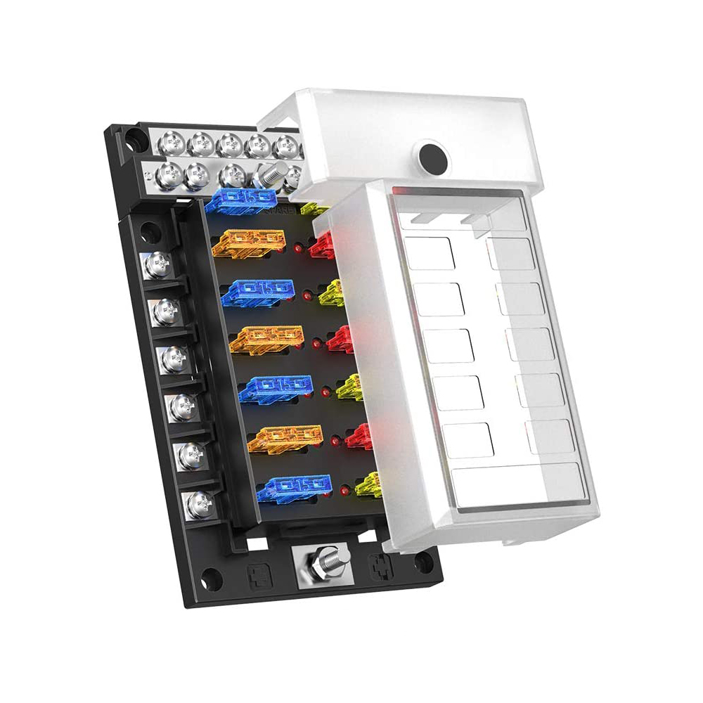 12Position ATC Type Fuse Box with Combine Negative Busbar Buy ATC