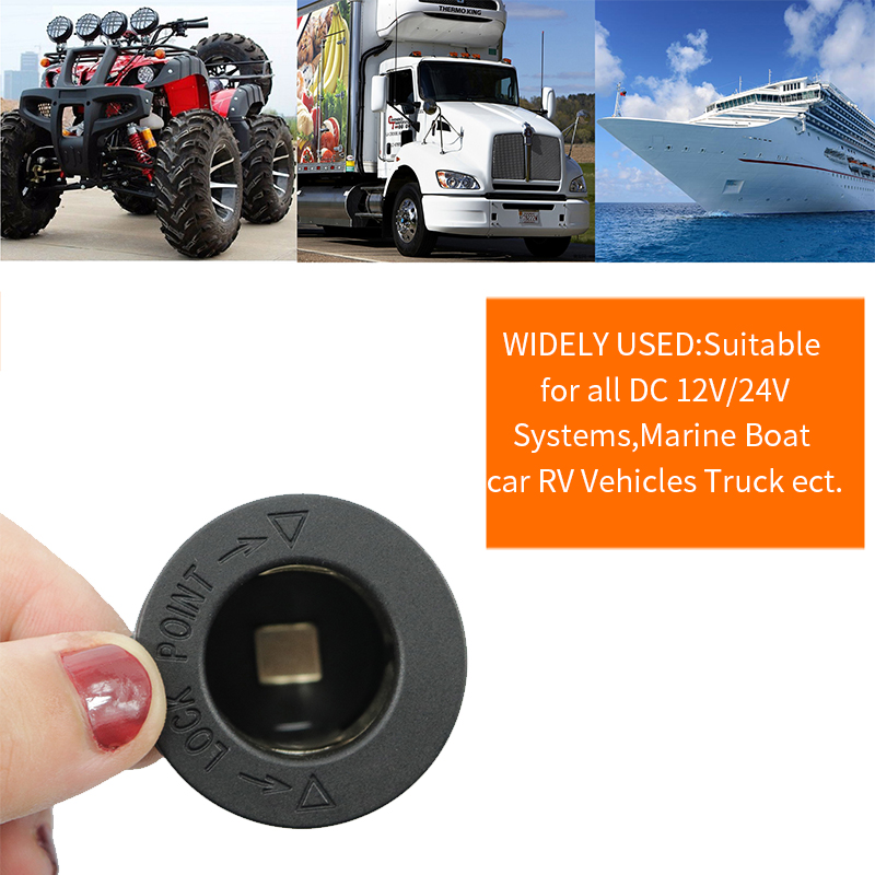 Amomd Marine RV 12V Waterproof Cigarette Lighter Socket Buy Amomd