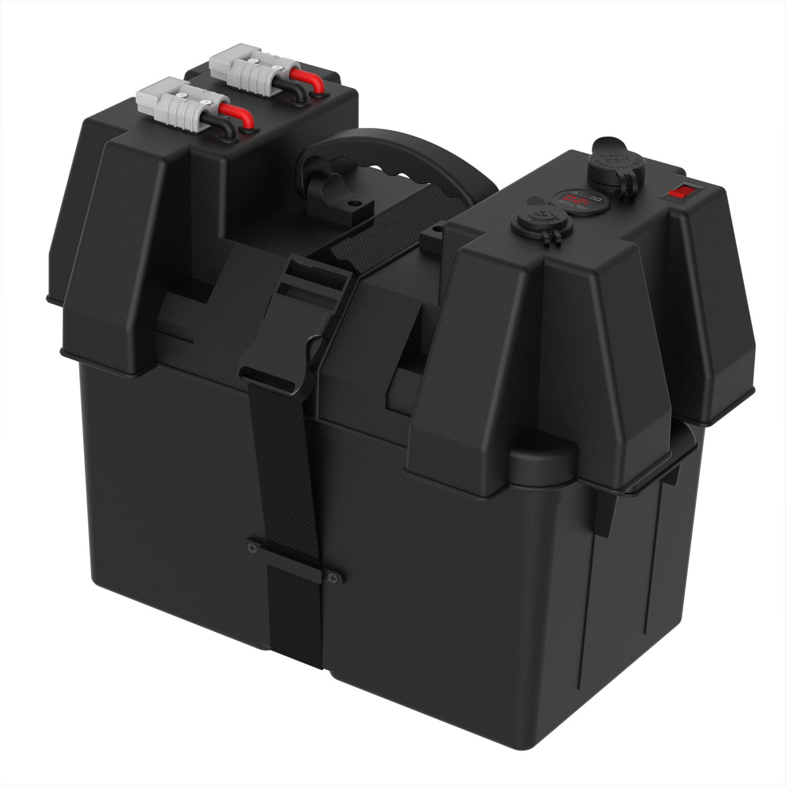 Black Empty Battery Box for 12v Battery Buy Black Battery Box, 12v