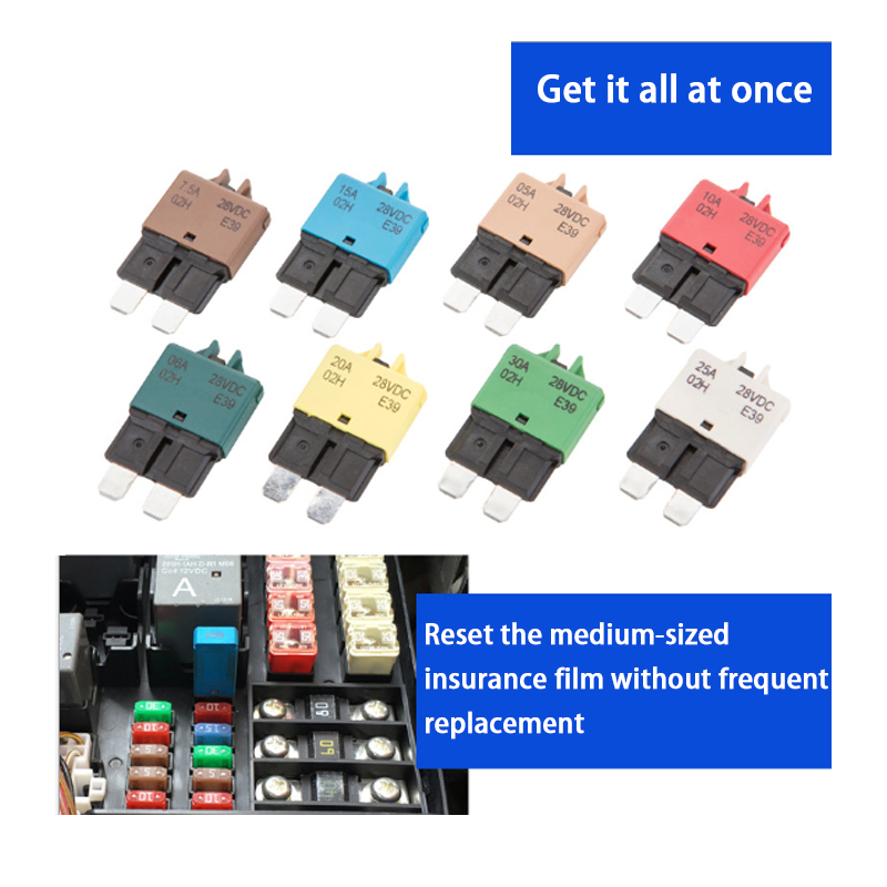 PHOTO-TOP 30A Automotive Circuit Breaker - Plug-In Mount, ATC Blade, Auto-Reset, 12V DC, 3-Pack - View #4